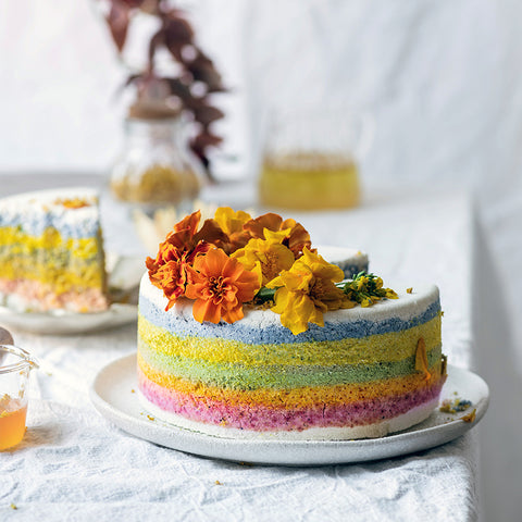 Rainbow Rice Cake