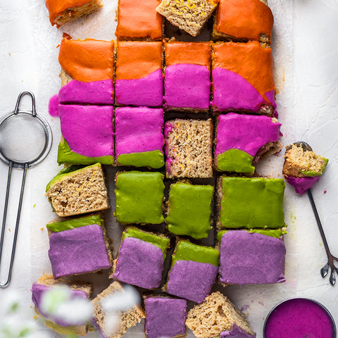 Rainbow Sheet Cake