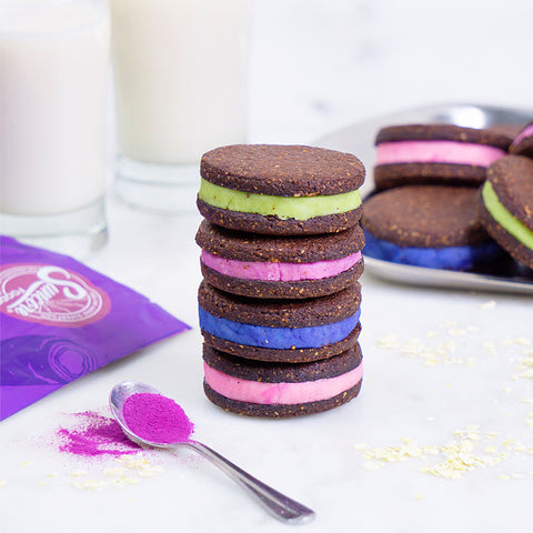 Rainbow Sandwich Cookies