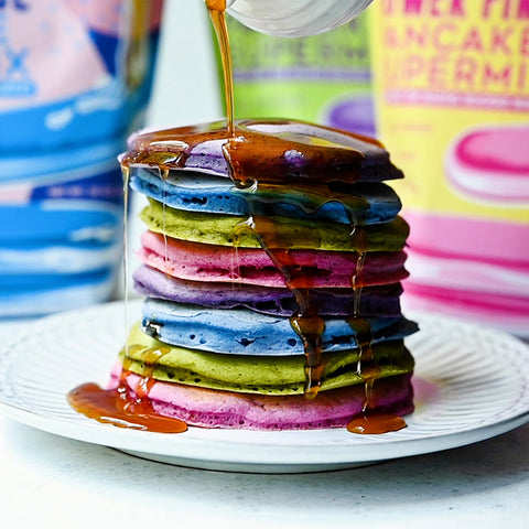 Rainbow Pancakes