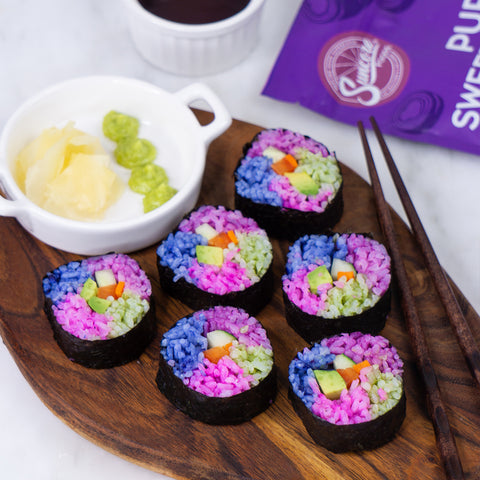 Mermaid Rainbow Sushi