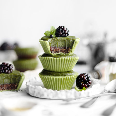 Matcha Cheesecake Bites