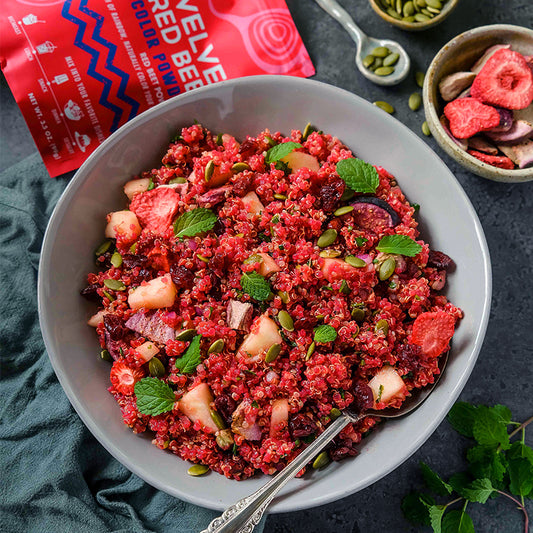 Suncore Foods Colorful Red Beet Quinoa Salad