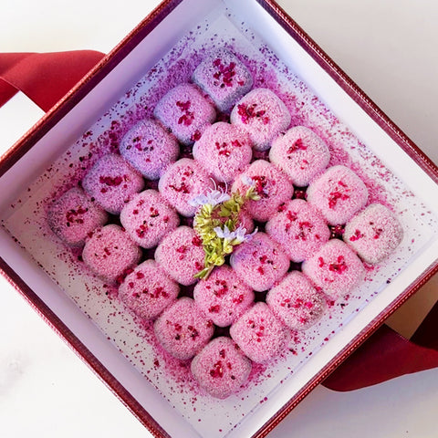 Red Dragon Fruit Milk Truffles