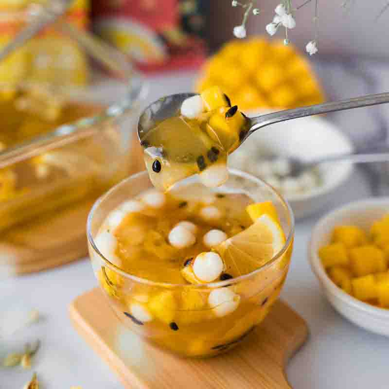 Suncore Foods Refreshing Passion Fruit Jasmine Tea Parfait