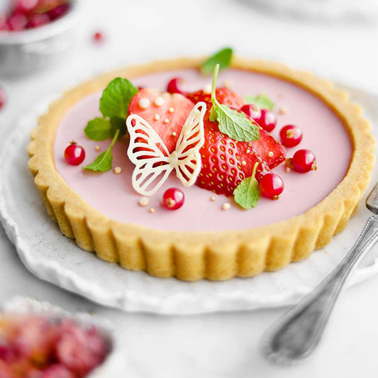 Suncore Foods Rose-Infused Strawberry Tart