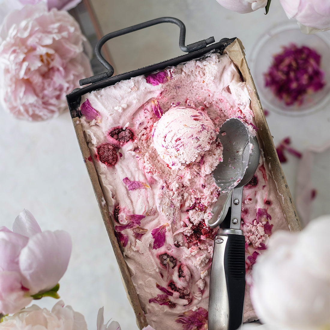 Suncore Foods Pink Pitaya Rose Raspberry Ice Cream