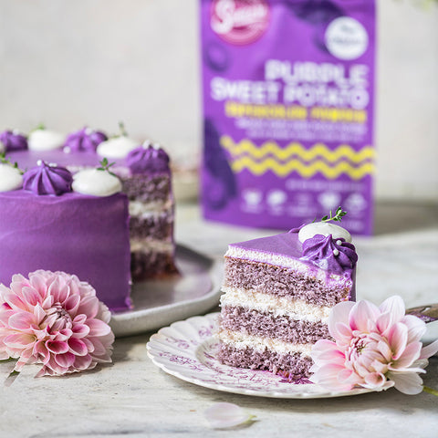 Royal Purple Sweet Potato Cake