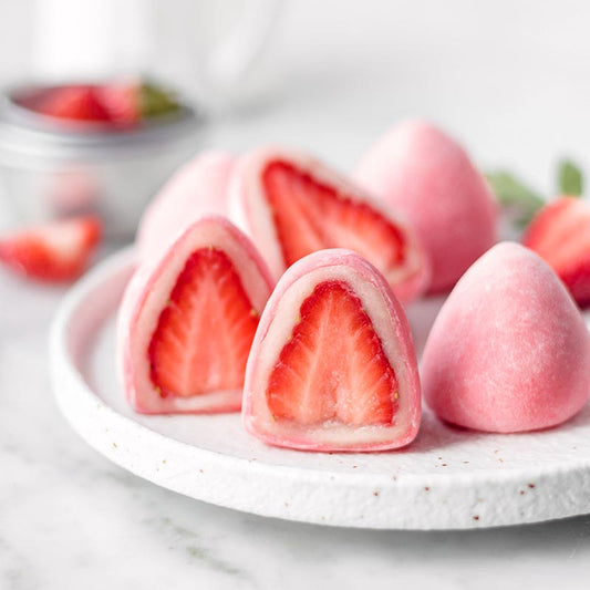 Suncore Foods Strawberry Pink Pitaya Red Beet Mochi