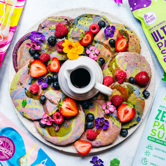 Suncore Foods Unicorn Tie-Dye Pancakes