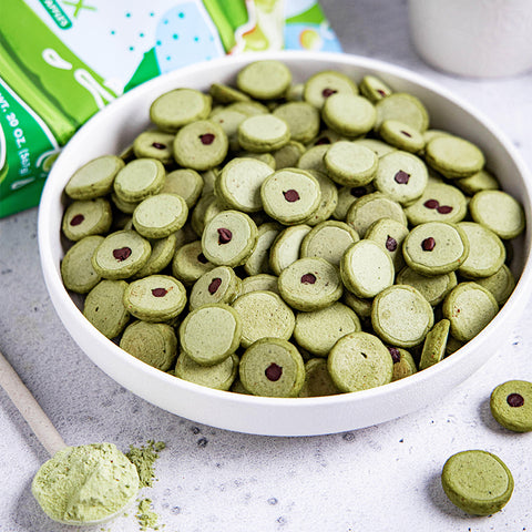 Mini Zen Midori Matcha Pancake Stuffed with Chocolate Chips