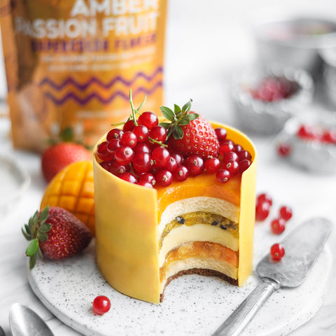 Tropical Passion Fruit Layer Cake