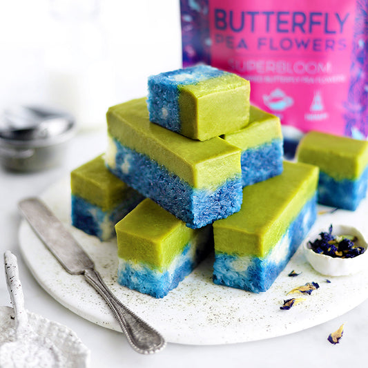 Suncore Foods Pandan Custard Steamed Blue Butterfly Mochi Bars