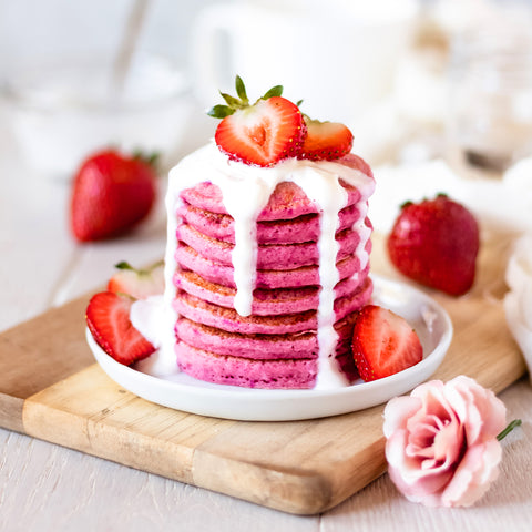 Pink Pitaya Pancakes