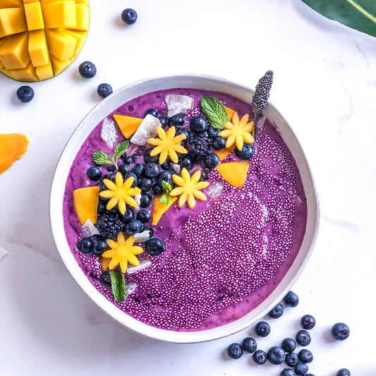 Suncore Foods Blueberry Mango Chia Smoothie Bowl