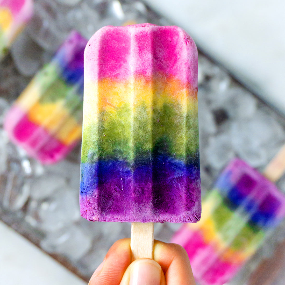 Suncore Foods Rainbow Yogurt Popsicles