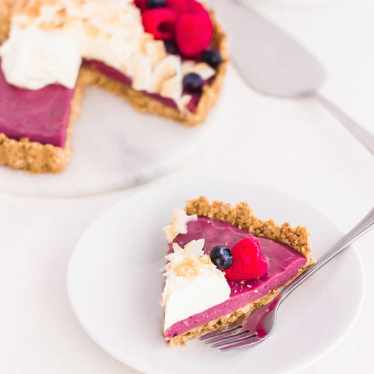 Suncore Foods Pink Pitaya Coconut Cream Tart