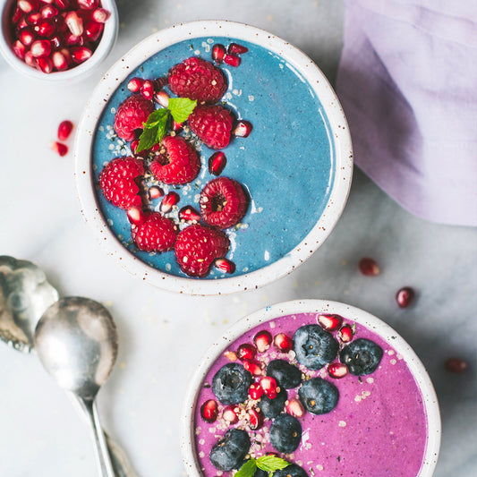 Suncore Foods Colorful Vanilla Protein Smoothie Bowls