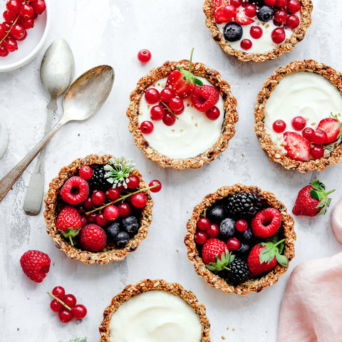 Black Chia, Hemp Seed & Cacao Nibs Breakfast Tarts