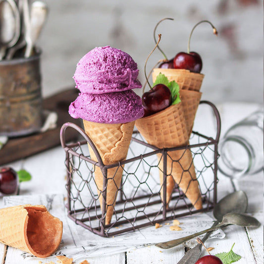 Suncore Foods Blueberry Pink Pitaya Ice Cream