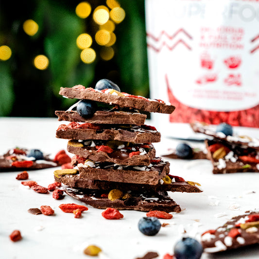 Suncore Foods Peppermint Chocolate Goji Berry Hemp Seed Barks