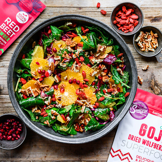 Suncore Foods Rainbow Goji Berry Red Beet Salad