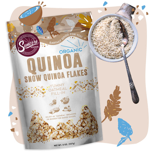 Quinoa Snow Flakes - Quality Pantry Staples from Suncore Foods - Just $9.99! Shop now at Suncore Foods Inc.