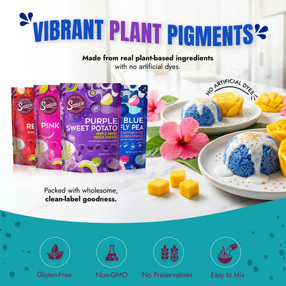 Natural Rainbow Food Coloring Bundle