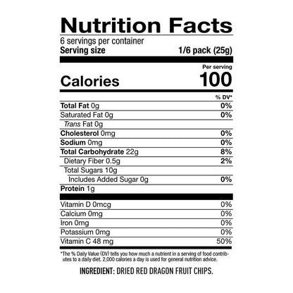 Red Pitaya Dragon Fruit Chips - Quality Chips & Snacks from Suncore Foods - Just $16.59! Shop now at Suncore Foods Inc.