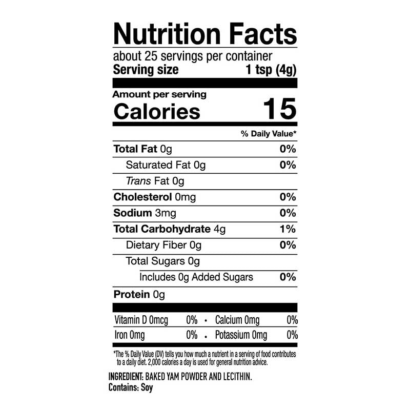 Autumnal Baked Sweet Potato Yam Powder - Quality Powders & Flakes from Suncore Foods - Just $19.99! Shop now at Suncore Foods Inc.