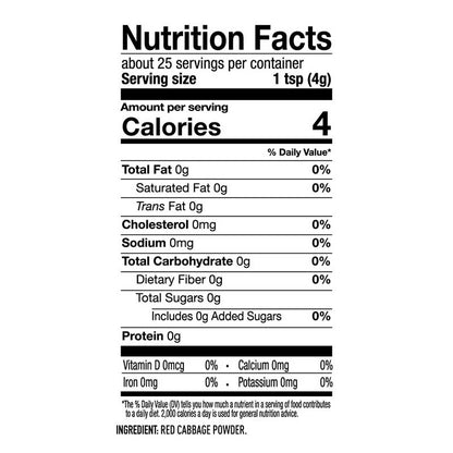 Cosmos Red Cabbage Powder - Quality Powders & Flakes from Suncore Foods - Just $19.99! Shop now at Suncore Foods Inc.