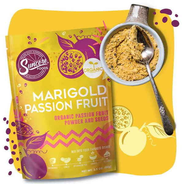 Marigold Passion Fruit Powder & Seeds
