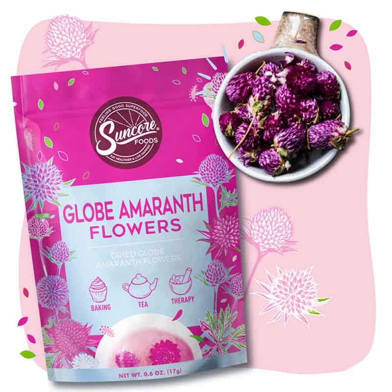 Globe Amaranth Flowers - Quality Blooms from Suncore Foods - Just $9.89! Shop now at Suncore Foods Inc.