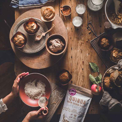 Quinoa Snow Flakes - Quality Pantry Staples from Suncore Foods - Just $9.99! Shop now at Suncore Foods Inc.