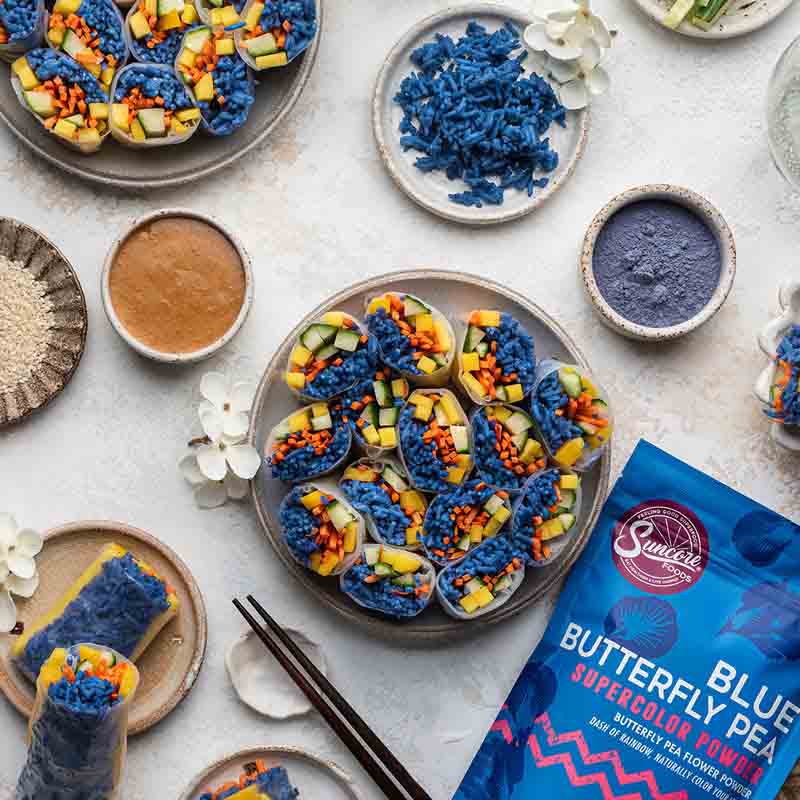Blue Butterfly Pea Powder - Quality Powders & Flakes from Suncore Foods - Just $19.99! Shop now at Suncore Foods Inc.