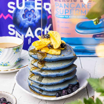 Heroic Blue Pancake & Waffle Powder Mix - Blue Spirulina - Quality Pancake & Waffle Mixes from Suncore Foods - Just $18.49! Shop now at Suncore Foods Inc.