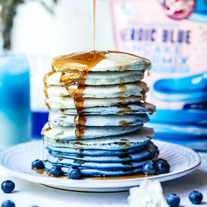 Heroic Blue Pancake & Waffle Powder Mix - Blue Spirulina - Quality Pancake & Waffle Mixes from Suncore Foods - Just $18.49! Shop now at Suncore Foods Inc.