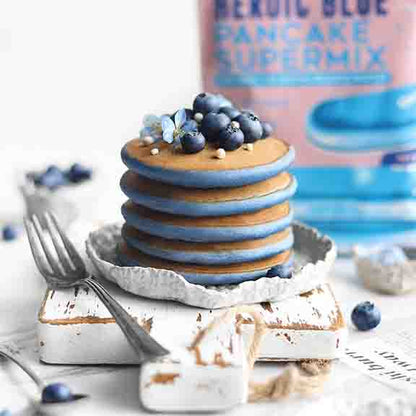 Heroic Blue Pancake & Waffle Powder Mix - Blue Spirulina - Quality Pancake & Waffle Mixes from Suncore Foods - Just $18.49! Shop now at Suncore Foods Inc.